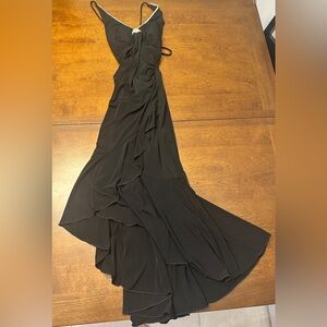 City Triangles Black Asymmetrical Dress